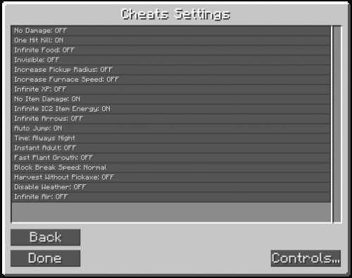 Cheats Mod [1.5.2]