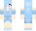 Скин blue-girl для Minecrfat.