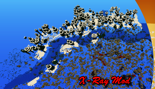 Мод Xray для Minecraft 1.5.2.